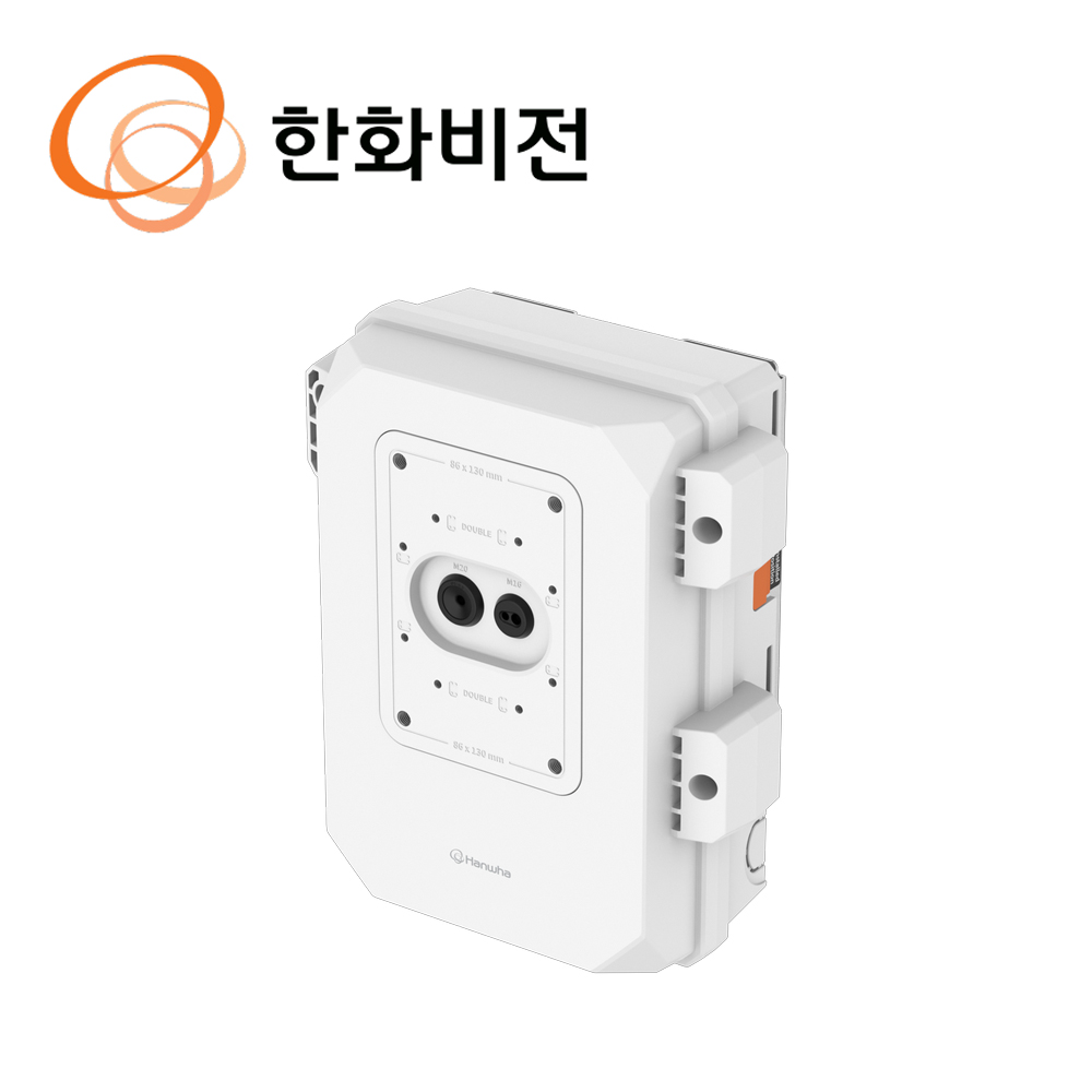 한화 CCTV 부자재 카메라 마운트 연결/설치용 소형박스 SBP-050NBW