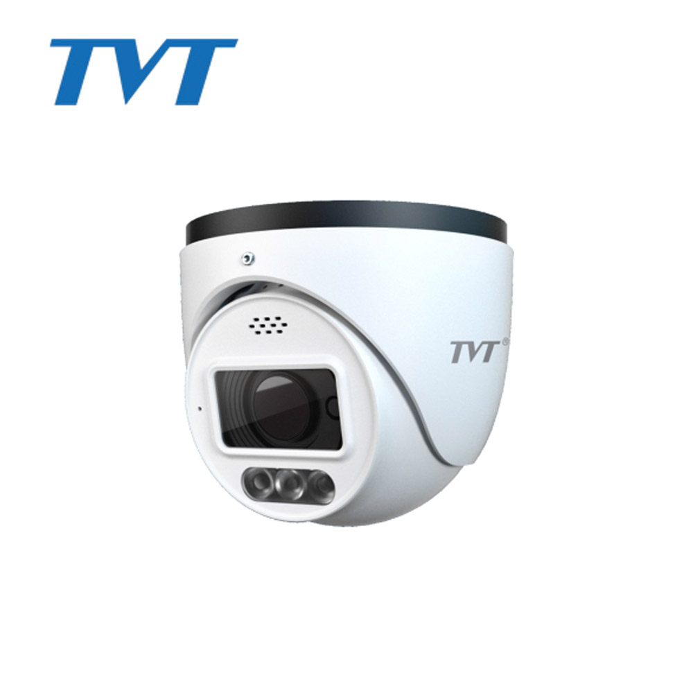 TVT IP 6MP 스피커 내장 AI 적외선 카메라 2.8mm TD-9565S4-PA(D/PE/AW3)