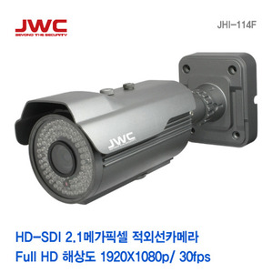 [판매중지] 2.1M Full HD 114LED 6mm 적외선 실외방수형카메라 JHI-114F [단종]