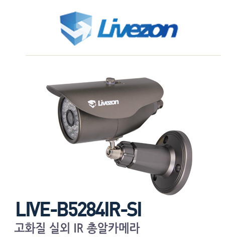[판매중지] 라이브존 52만화소 소니+아이닉스 CCD 6mm 700TV Line IR54개 적외선카메라 B5284IR-SI [단종]
