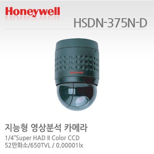 [판매중지] [하니웰] 52만화소 3.4-125.8mm 광학37배 지능형영상분석 SCAN돔카메라 HSDN-375N-D [단종]