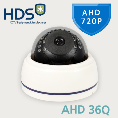 [판매중지] [HD-AHD] 130만화소 적외선 24구 실내적외선돔카메라 AHD-36Q [단종]