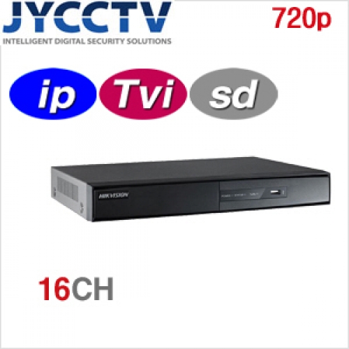 HIKVISION / SD / IP / 720P 가능 HD-TVI 16채널 녹화기 DS-7216HGHI-E2