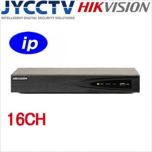 HIKVISION 네트워크 16채널 녹화기 IP 입력 16채널가능 - 2HDD 장착 - DS-7616NI-E2