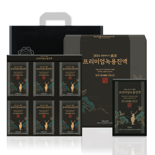 구록원 프리미엄 녹용진액 100ml 30포 선물포장