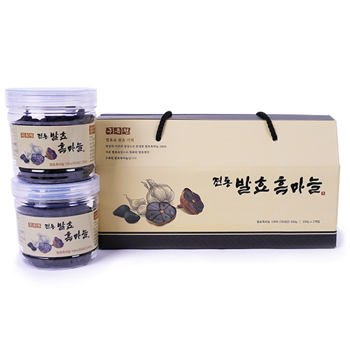 발효흑마늘 500g(250g x 2개) 깐 흑마늘