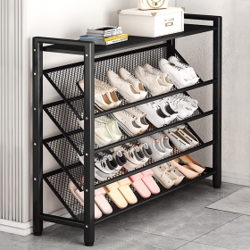 사선 철제 신발장