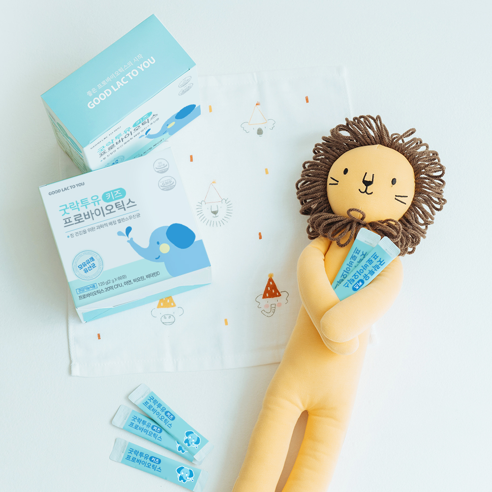 [환절기 최대 50% 특가] 굿락투유 키즈 프로바이오틱스&아연&비타민D (12개월분)