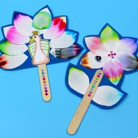 크로마토그래피 부채 만들기(1인용 포장)