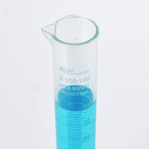 고투명 메스실린더(국내산,PMP)