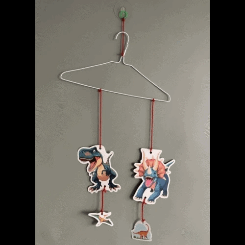 (지학사)옷걸이를이용한모빌만들기(6인용)(12종동물도안)(뜯어쓰는도안)