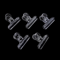 투명 특대형 플라스틱 클립 (64mm _ 5개1조)