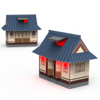 태양광 LED 한옥 만들기