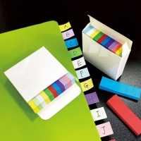 11색 접착 메모지세트(일자형)