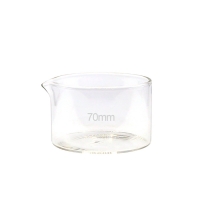 평바닥 내열유리 증발접시 (70mm)
