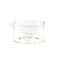평바닥 내열유리 증발접시 (80mm)