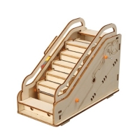 나무 전동 에스컬레이터 조립키트