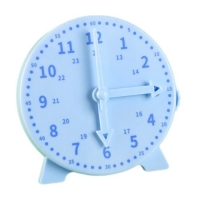 10cm 파란색 시계모형(시, 분, 초)