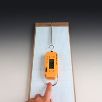 [DR-157] 용수철 탄성력 측정기(모눈종이 나무판)- 뉴턴메타 미포함