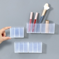 소형 3칸 수납함(접착식)2P