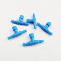 4mm T자형 연결관(밸브 조절식) 5개