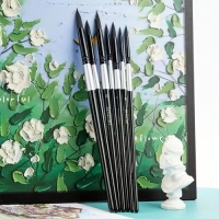 블랙 수채화 붓세트(7종)