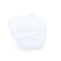 뚜껑이 있는 사각 플라스틱통