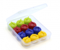 실험용 4색 미니 컬링스톤 (역학실험용)