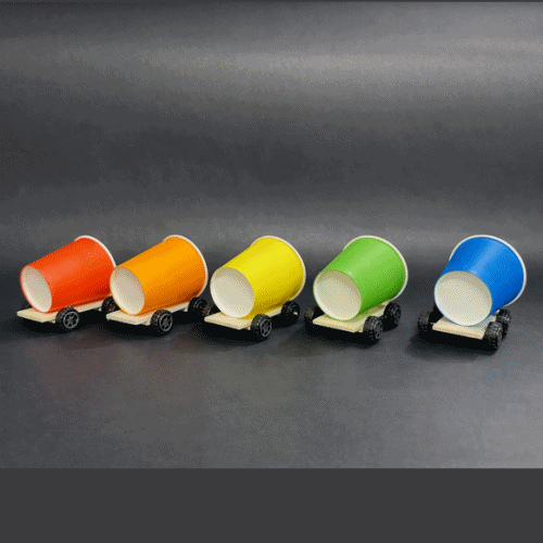 (천재교과서)종이컵자동차만들기(5색5인용)