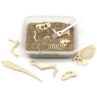 공룡 뼈 퍼즐 조각 맞추기(1인용 포장)