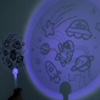 SA 투명부채와 빛으로 우주처럼 꾸미기(4인 세트)