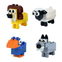 조립식 동물 블록(4개 세트)