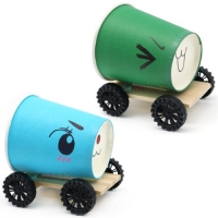 SA 종이컵 나무자동차 경주하기(4인 세트)