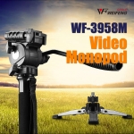 WF-3958M  비디오 캠코더 DSLR 모노포드 2IN1 미니포드 Weifeng