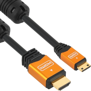 NMC-HMH30Z Mini HDMI 2.0 Gold Metal 케이블 3m NETmate