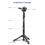 STANDPOD GX-S 스마트폰 카메라 겸용 모노포드 삼각대