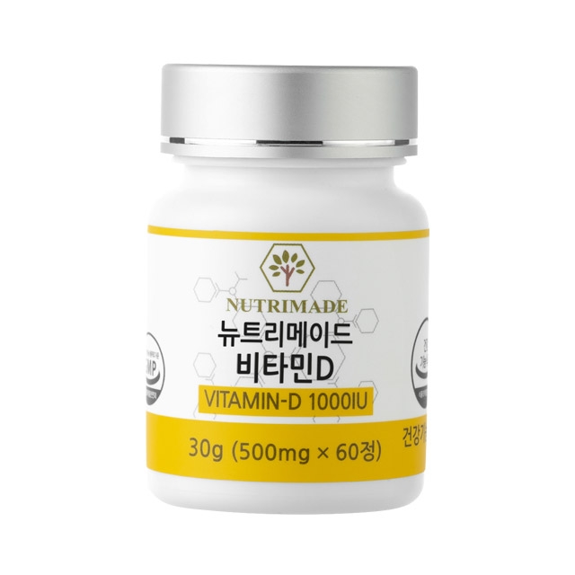 뉴트리메이드 비타민D 1000IU 500mg x 60정