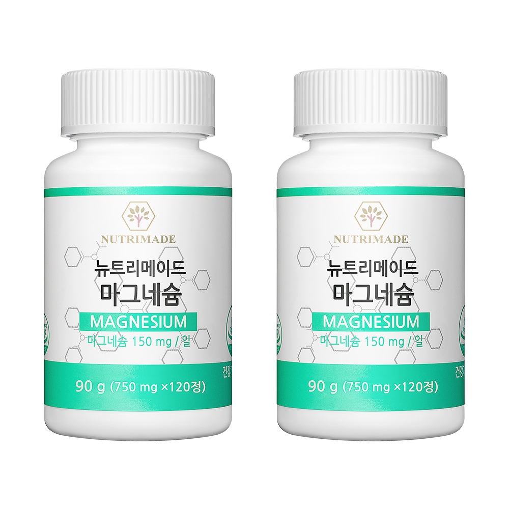 뉴트리메이드 마그네슘  750mg x 120정