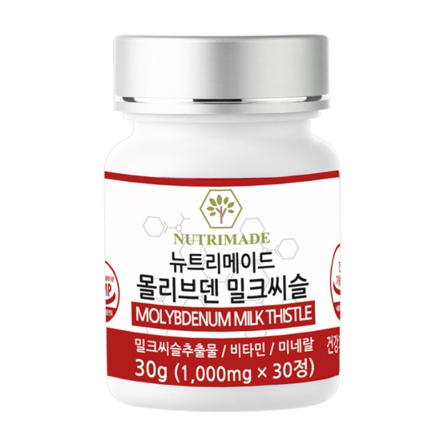 뉴트리메이드 몰리브덴 밀크씨슬 1000mg x 30정