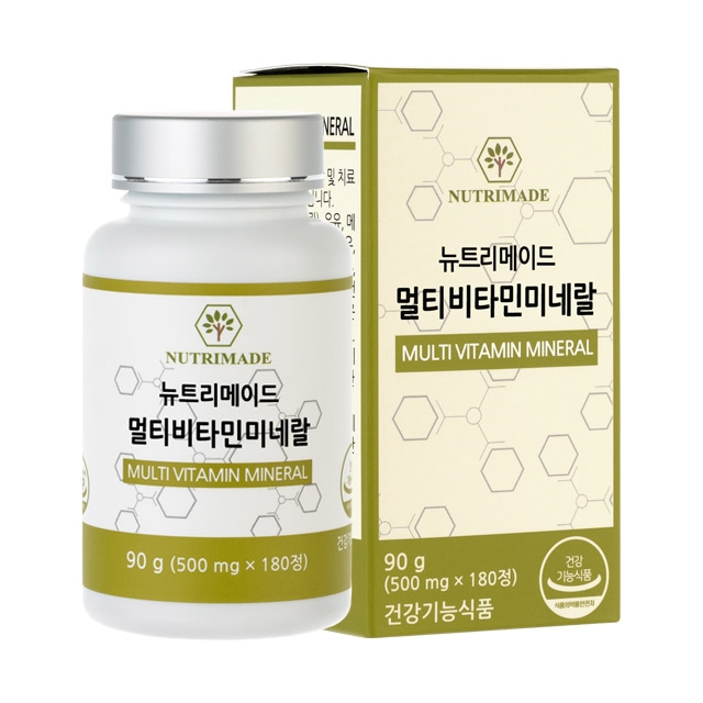 뉴트리메이드 멀티비타민 미네랄 500mg x 180정