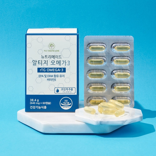 뉴트리메이드 알티지 오메가3 640mg x 60캡슐