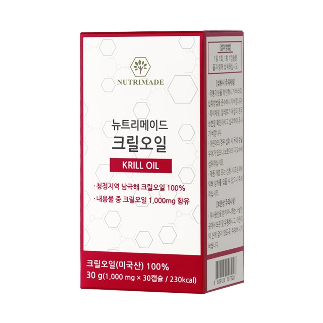 뉴트리메이드 크릴오일 1000mg x 30캡슐