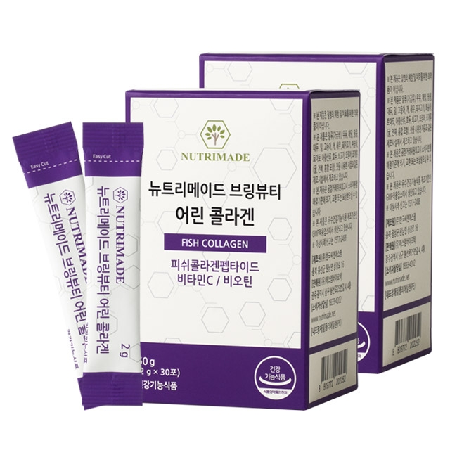 뉴트리메이드 브링뷰티 어린 콜라겐 2g x 30개입