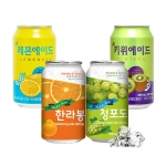 과일에이드 350ml X 24캔 (레몬/한라봉/청포도/키위) 2종 선택