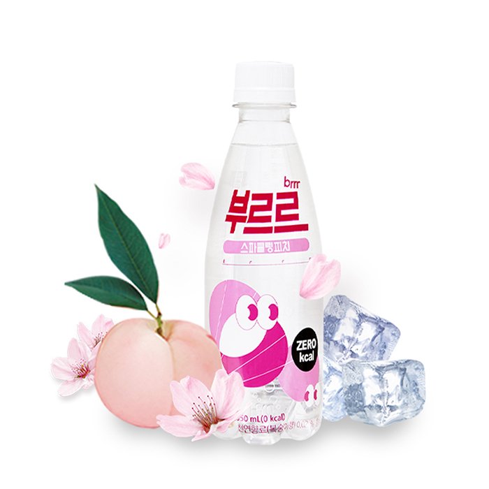 부르르 스파클링 피치 350ml X 20pet X 2박스(총40pet)