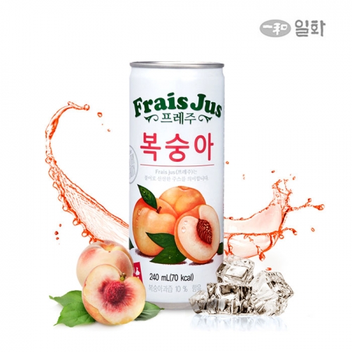 [1+1]프레주복숭아 240ml*30can(총60)