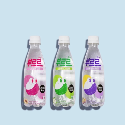 부르르 스파클링 (피치/그린애플/패션후르츠) 350ml X 20pet