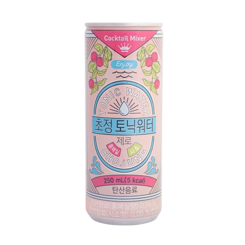 초정토닉워터 제로 홍매실 250ml*30캔