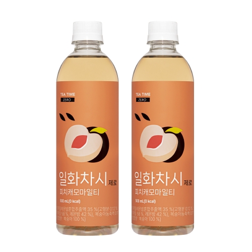 일화차시 제로 피치캐모마일티 500ml X 20