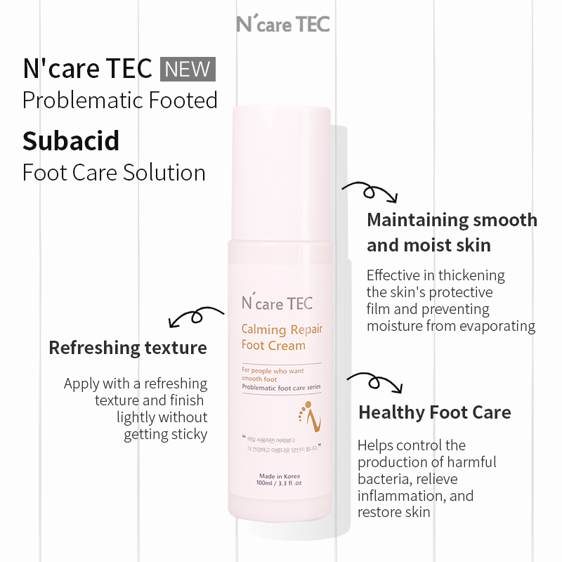 [Foot Spa Treatment] N\'careTEC Calming Repair Foot Cream